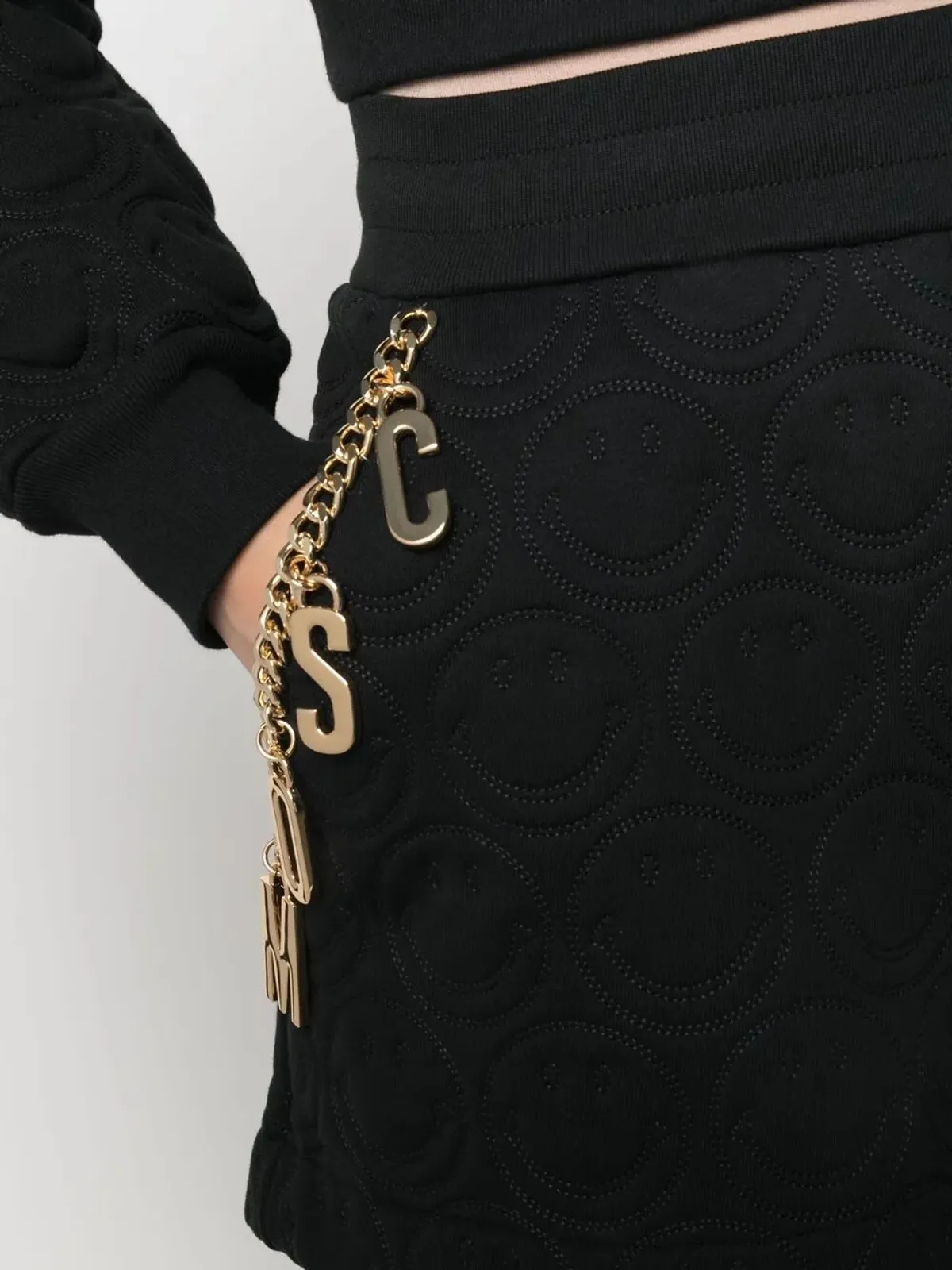 Moschino x Smiley フリースショートパンツ - ブラック - 画像5