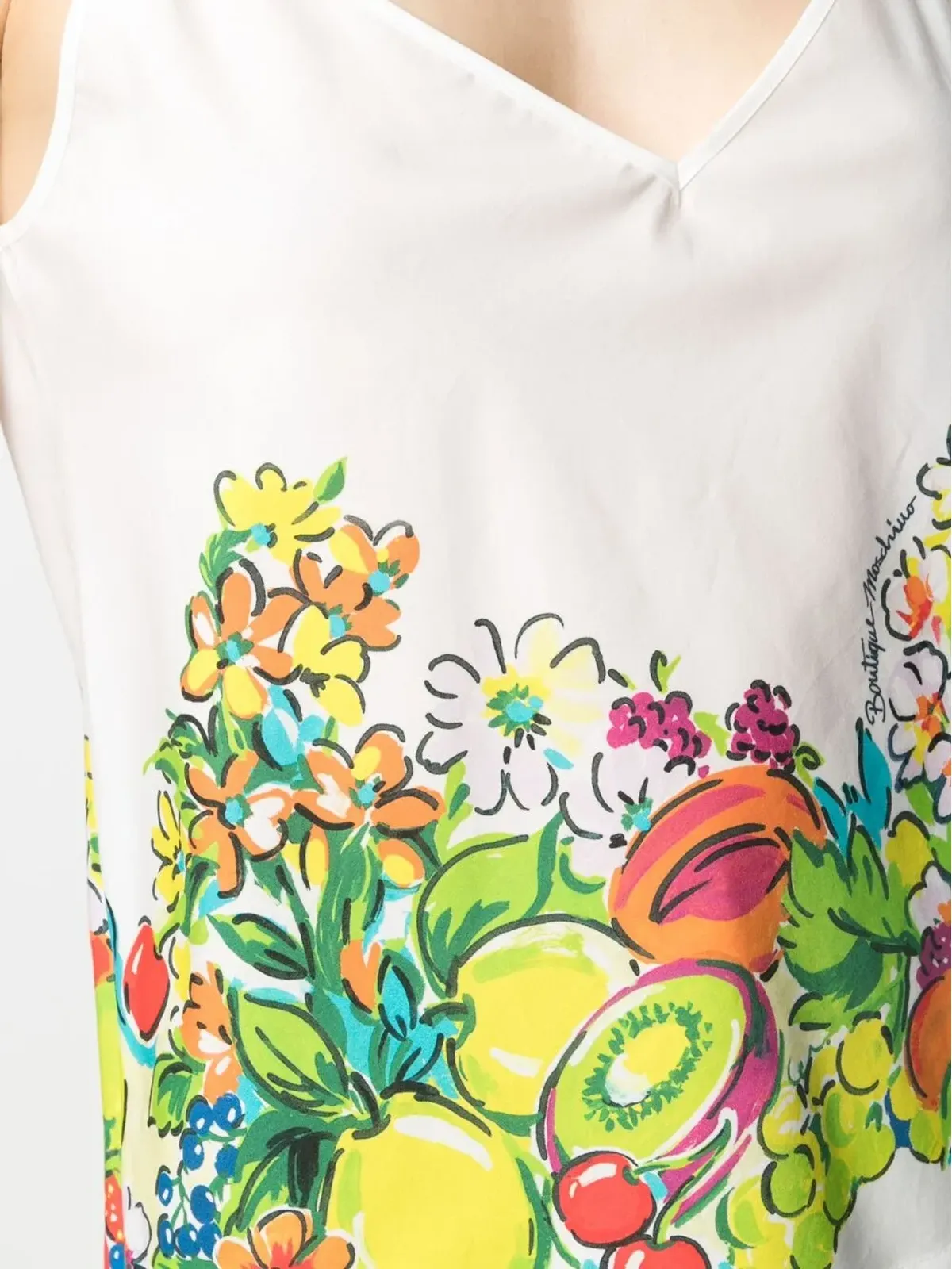 Boutique Moschino 花柄プリント コットントップス - 画像5