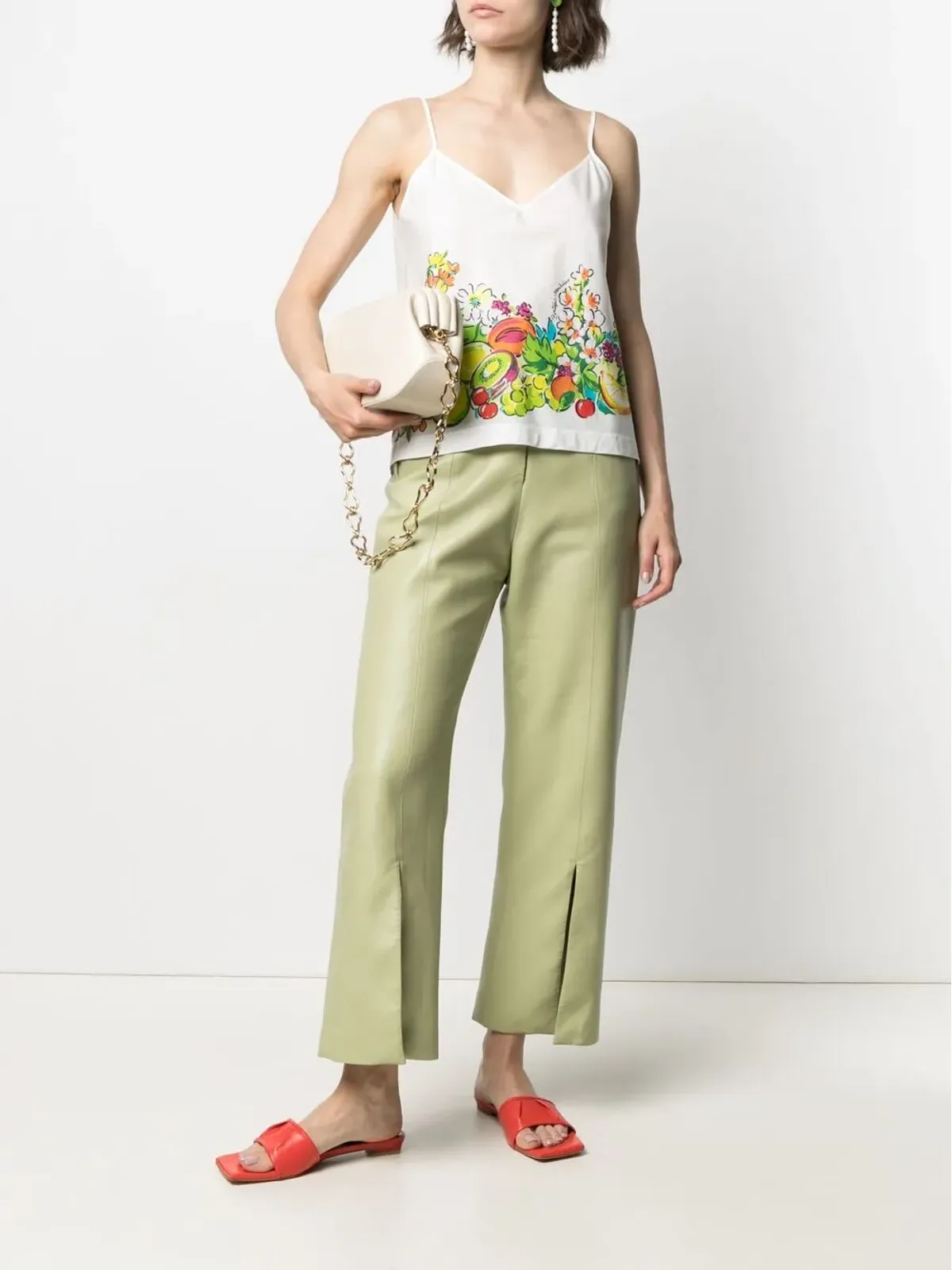 Boutique Moschino 花柄プリント コットントップス - 画像2
