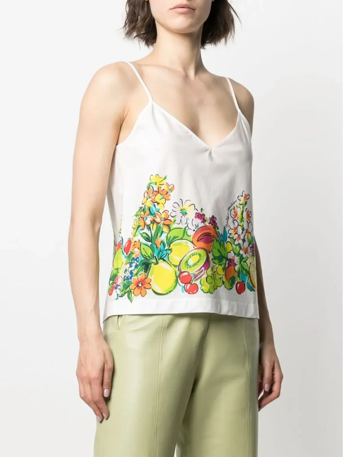 Boutique Moschino 花柄プリント コットントップス - 画像3
