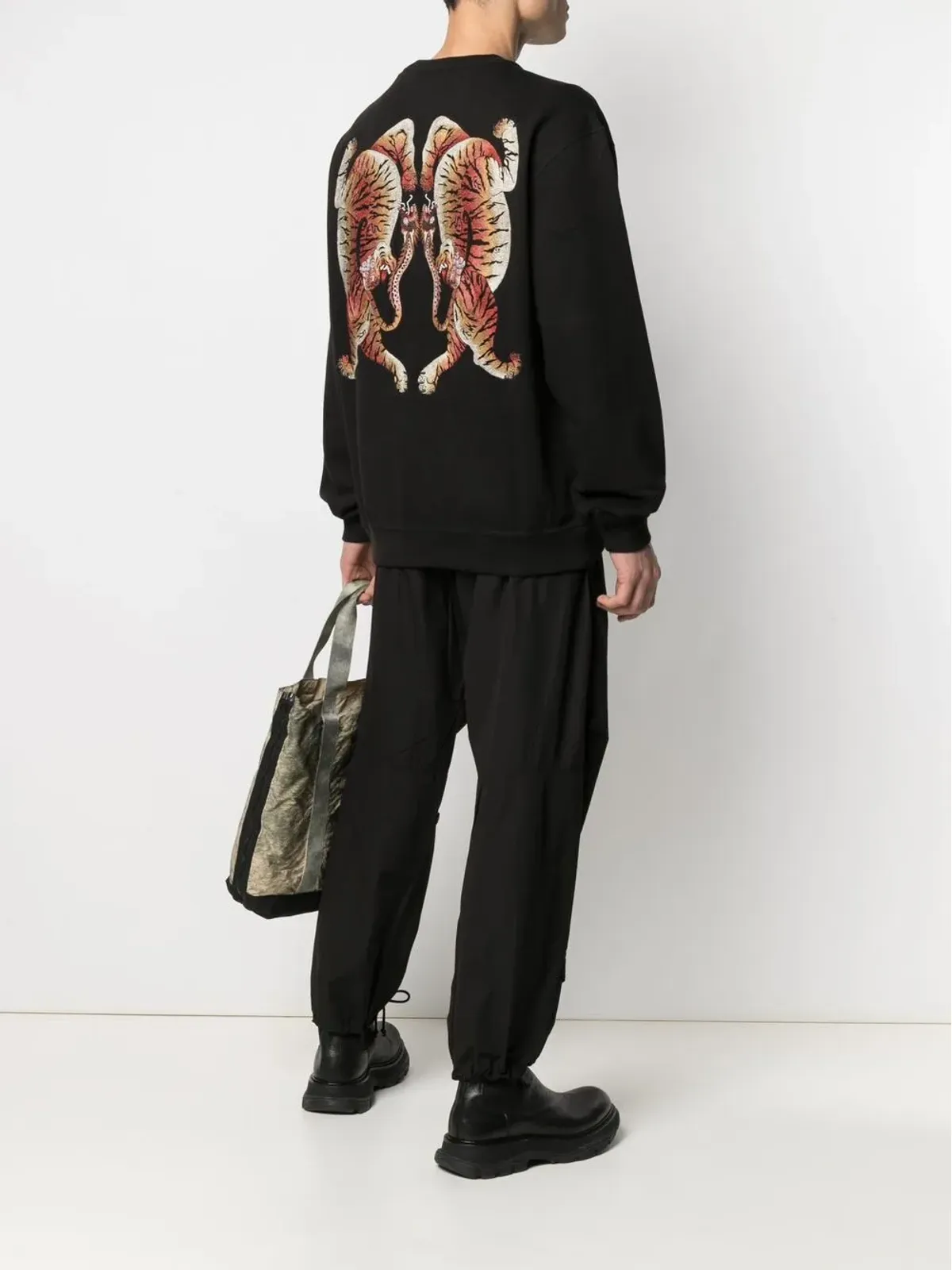 Maharishi チェストロゴディテール スウェットシャツ - ブラック - 画像2