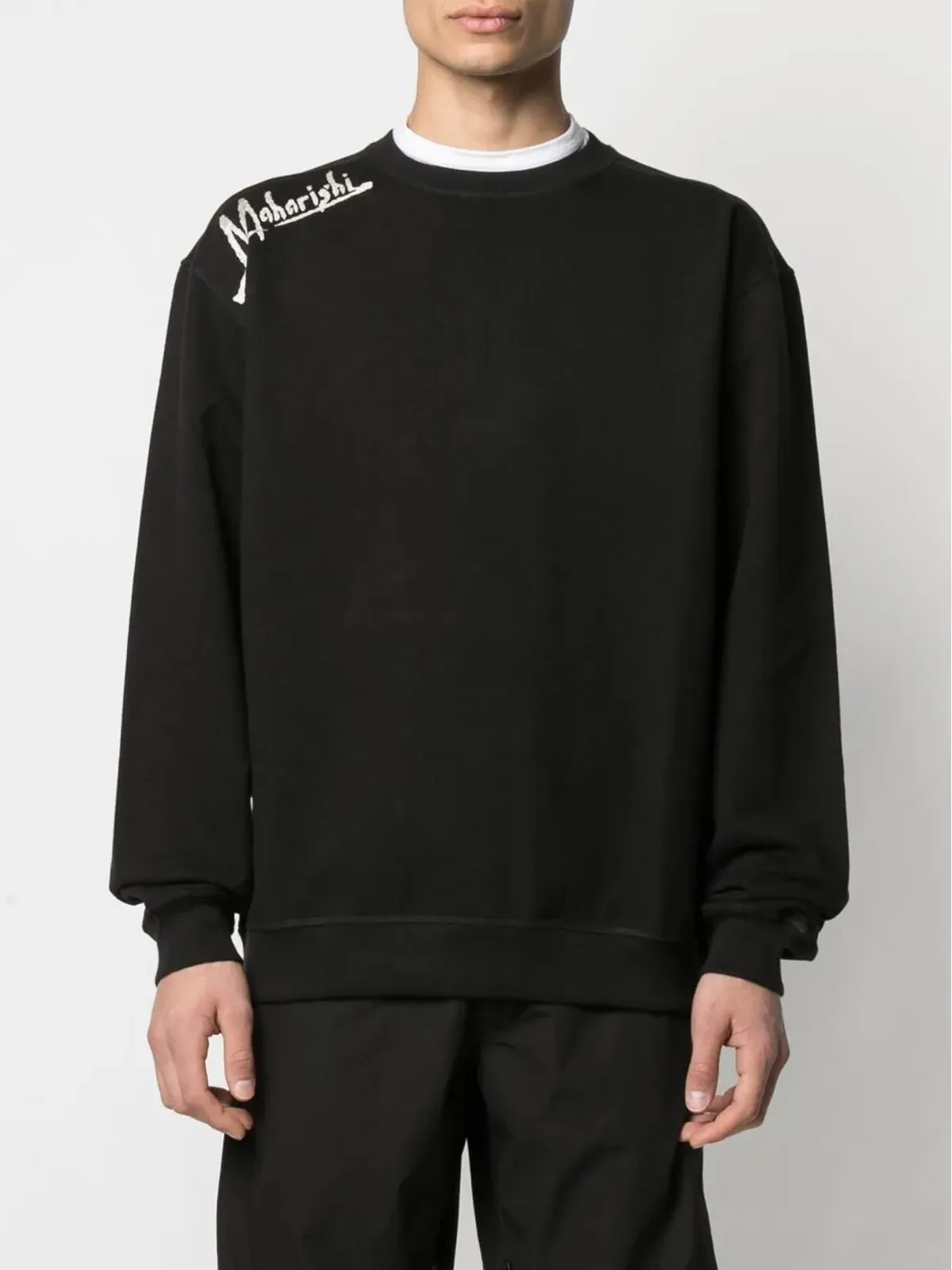 Maharishi チェストロゴディテール スウェットシャツ - ブラック - 画像3