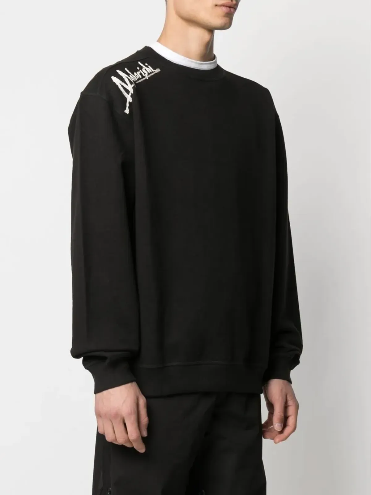 Maharishi チェストロゴディテール スウェットシャツ - ブラック - 画像4