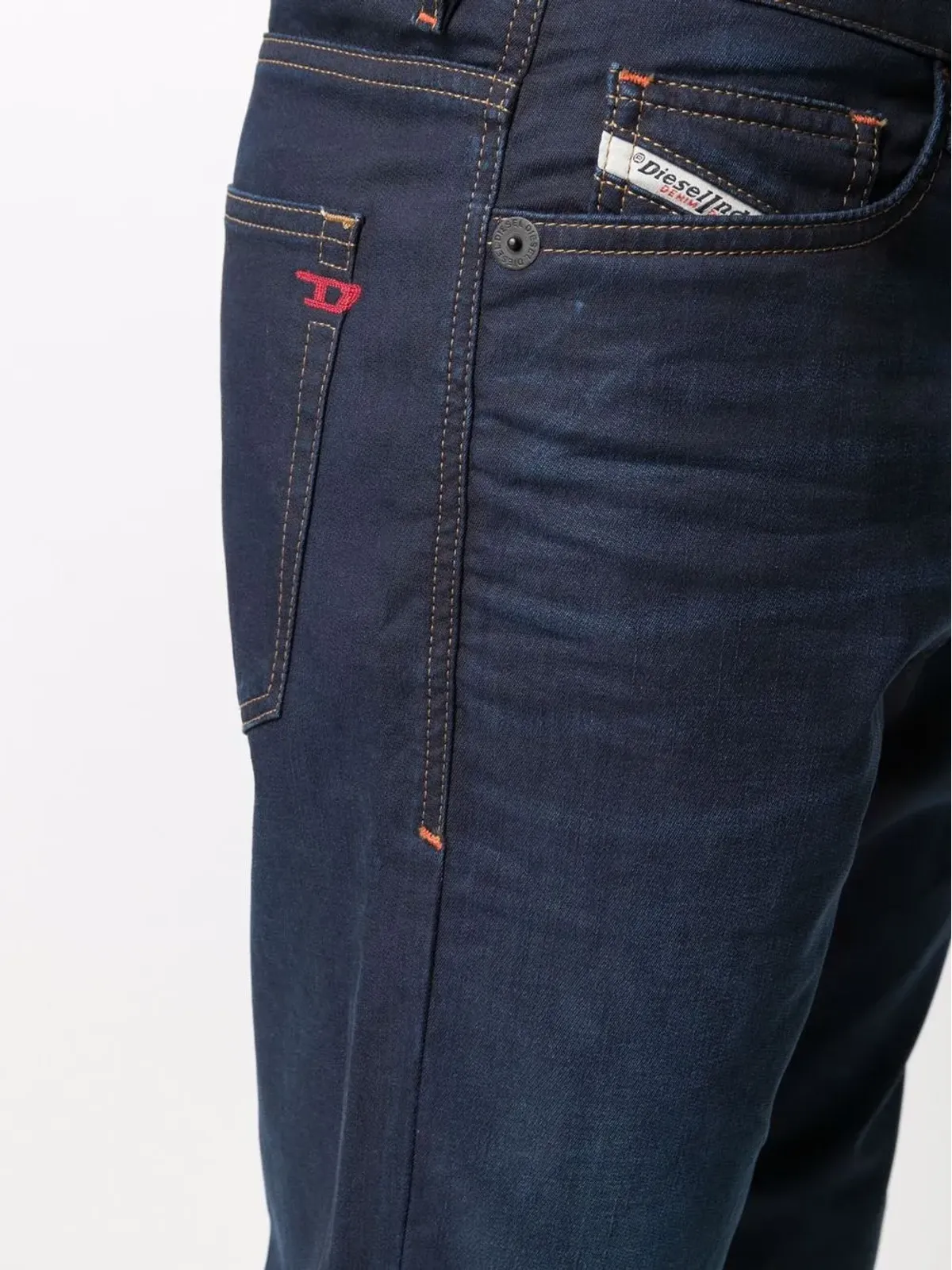 Diesel D-Vider テーパードドローストリングジーンズ - 画像5