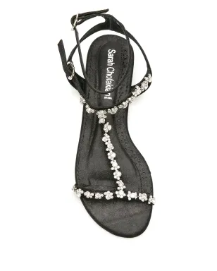 Sarah Chofakian レザー Lumière フラットサンダル - ブラック - サムネイル4