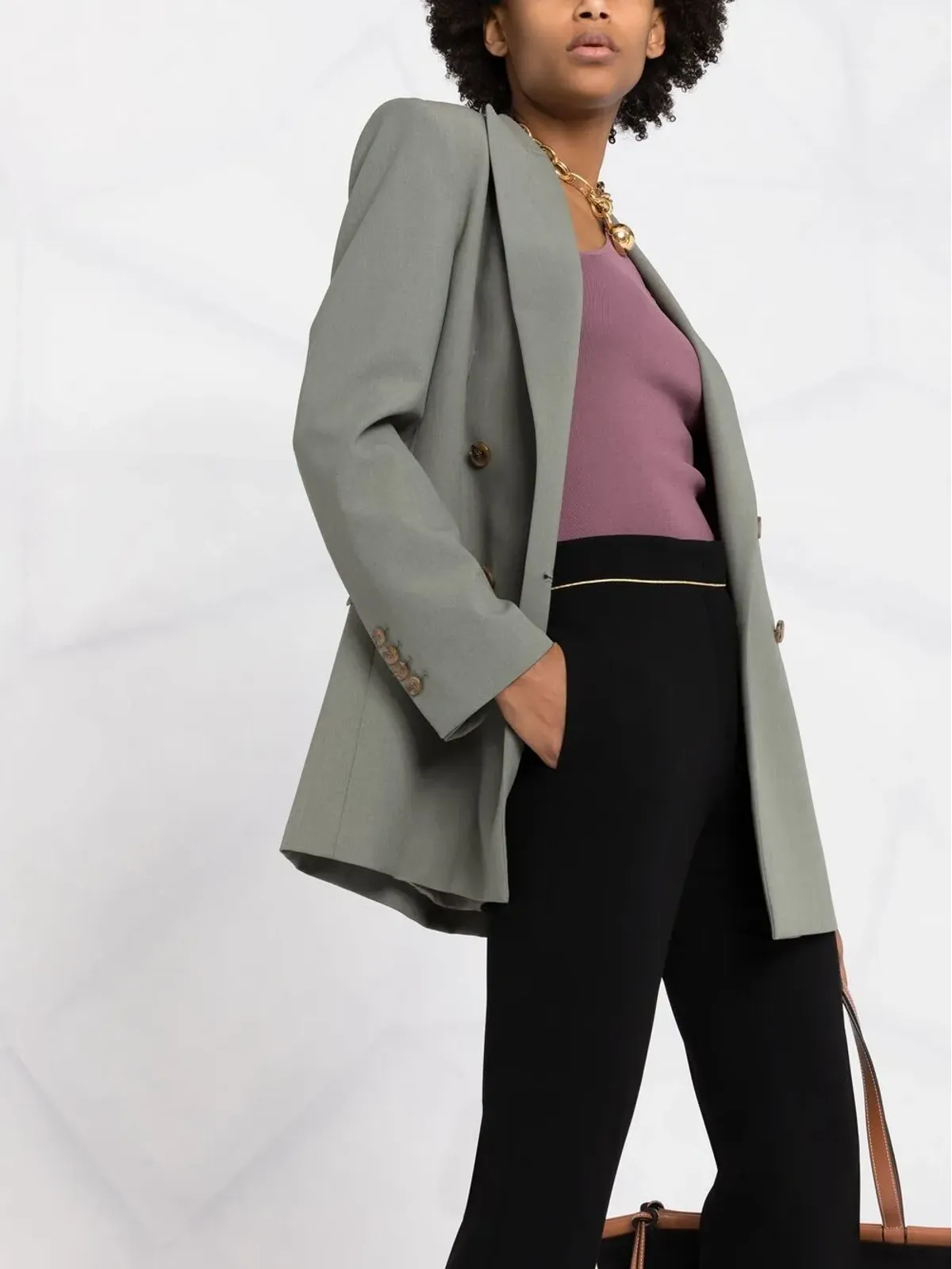 Max Mara ステラ クロップド テーラードパンツ - 画像5