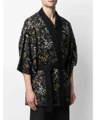 Saint Laurent ヒョウ柄ニットカーディガン - サムネイル3