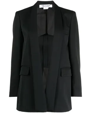 Comme Des Garçons Comme Des Garçons オープンフロント ウールブレザー - サムネイル1