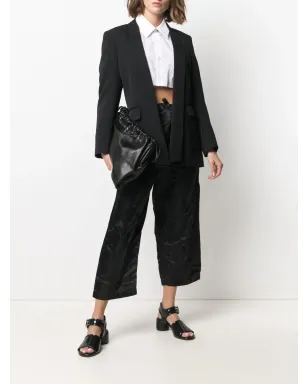 Comme Des Garçons Comme Des Garçons オープンフロント ウールブレザー - サムネイル2