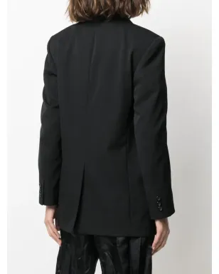Comme Des Garçons Comme Des Garçons オープンフロント ウールブレザー - サムネイル4