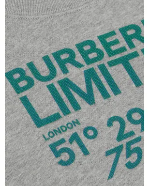 Burberry Kids コーディネートプリント コットン スウェットシャツ - グレー - サムネイル4