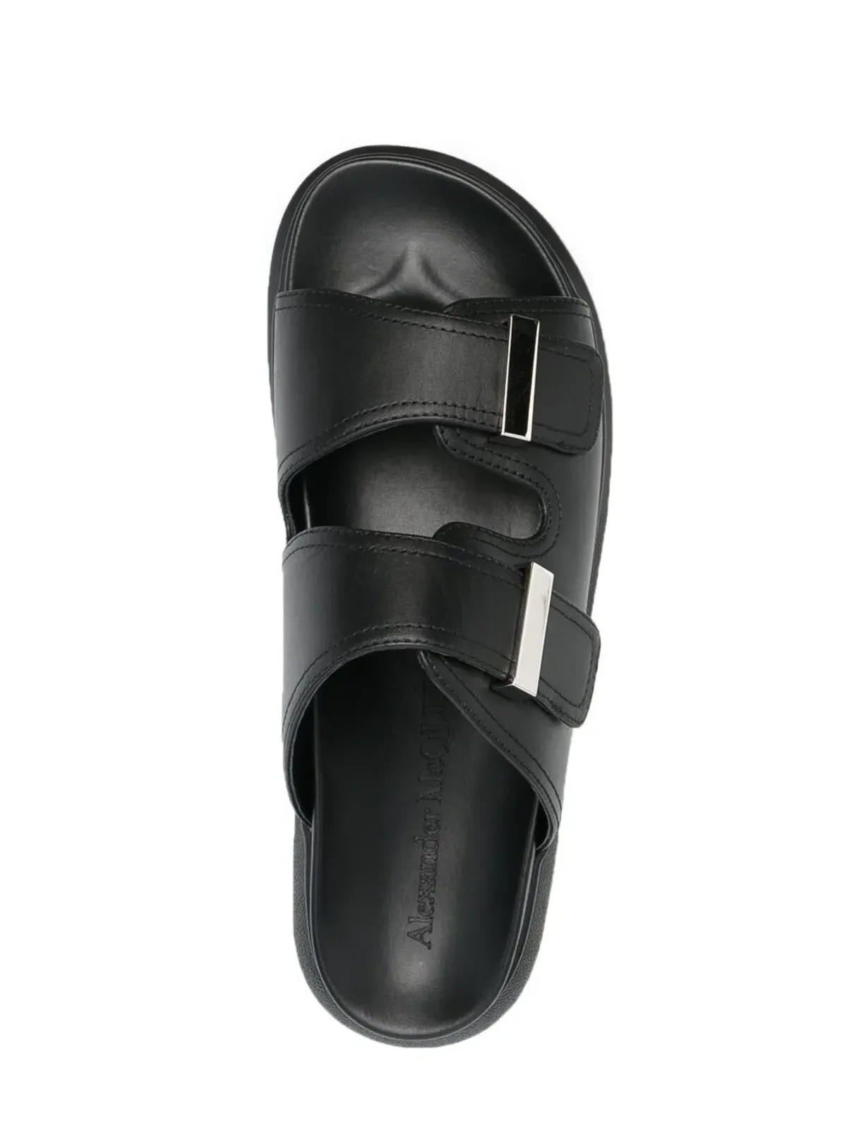 Alexander McQueen オーバサイズ レザーサンダル - 画像4