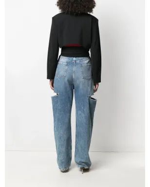AMBUSH アシンメトリックヘム ベルト付きブレザー - サムネイル4