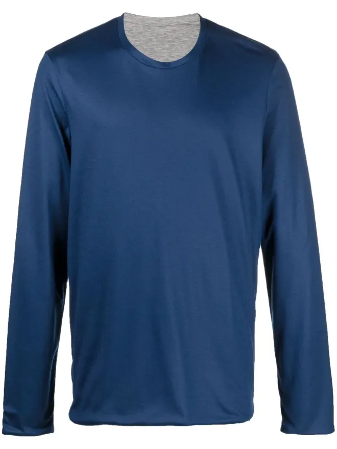 Sease Sease 長袖ジャージーTシャツ ブルーの商品画像