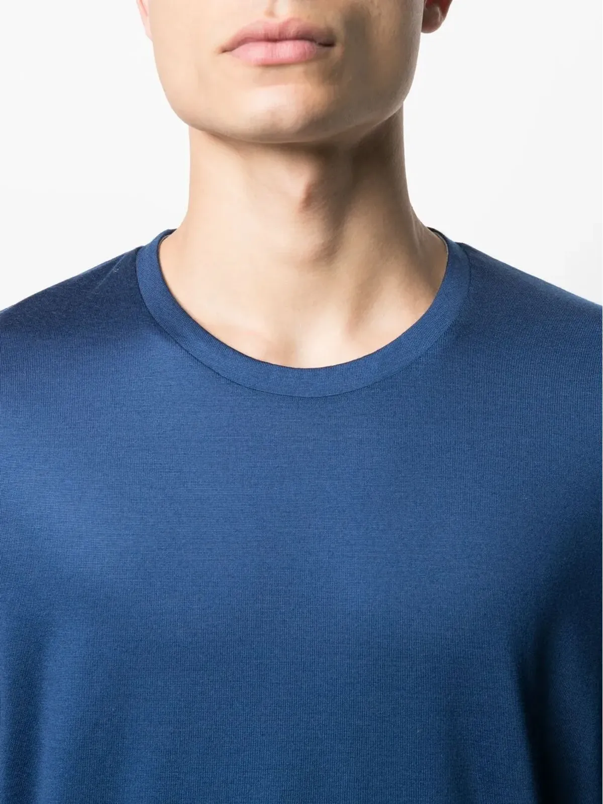 Sease 長袖ジャージーTシャツ ブルー - 画像5