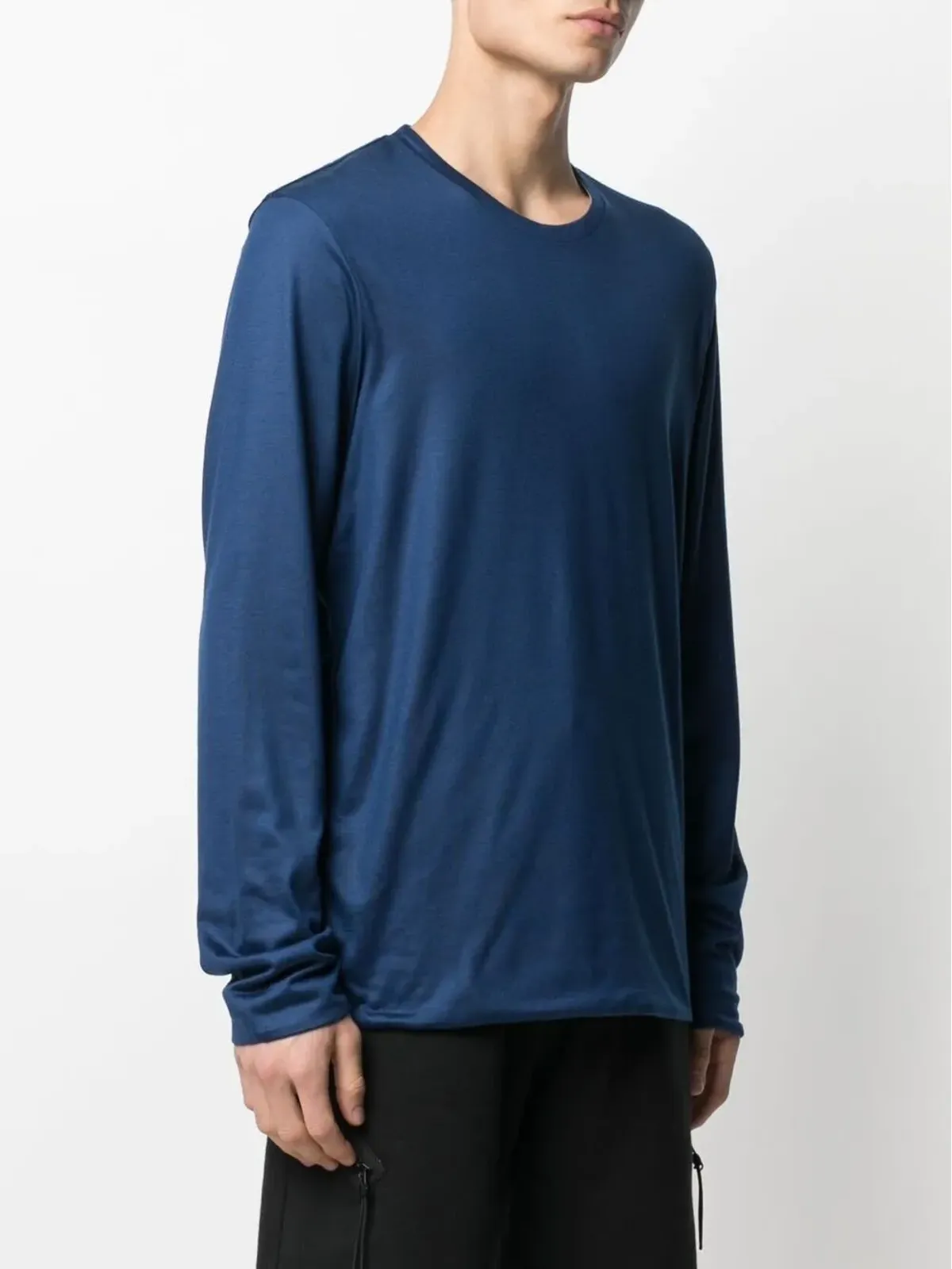 Sease 長袖ジャージーTシャツ ブルー - 画像3