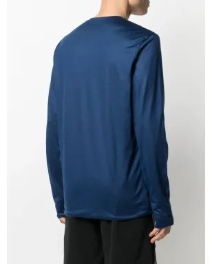 Sease 長袖ジャージーTシャツ ブルー - サムネイル4