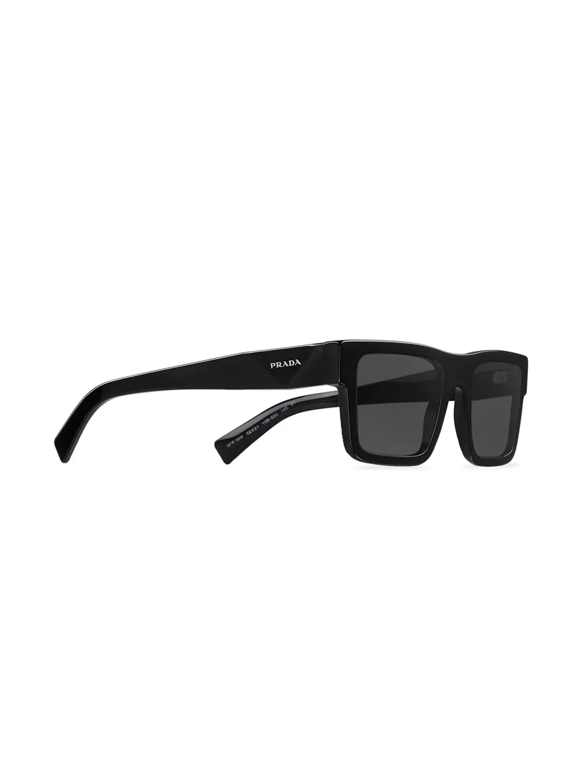 Prada Eyewear Symbole レクタングルフレーム サングラス ブラック - 画像2