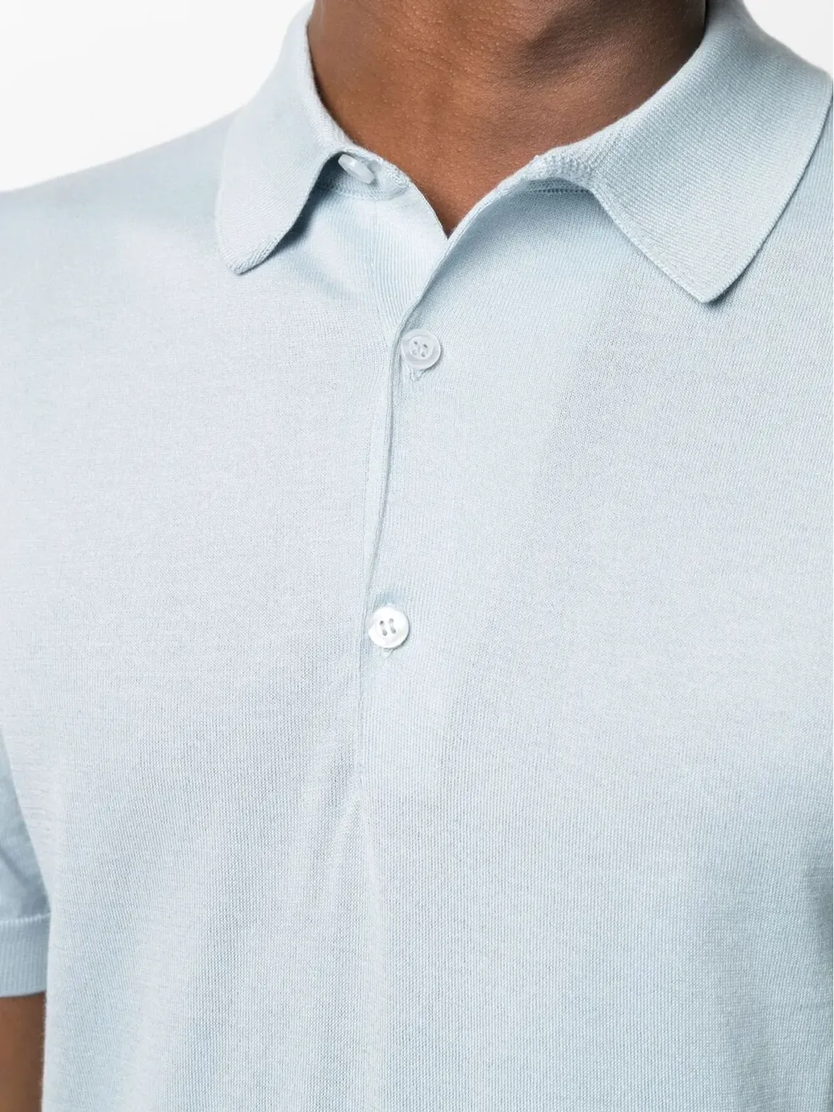 John Smedley クラシックコットンポロシャツ - 画像5