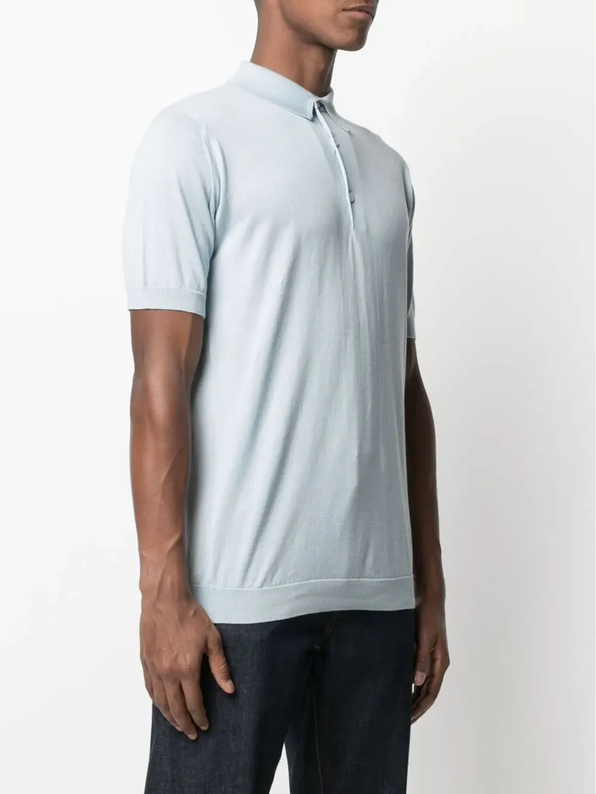 John Smedley クラシックコットンポロシャツ - 画像3