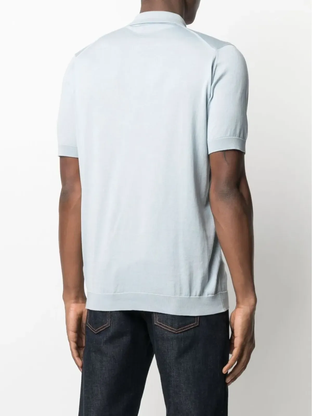 John Smedley クラシックコットンポロシャツ - 画像4