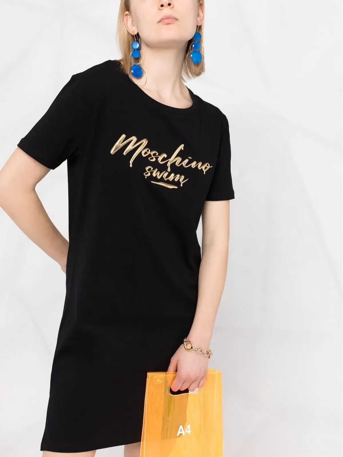 Moschino ロゴプリント Tシャツドレス - 画像5
