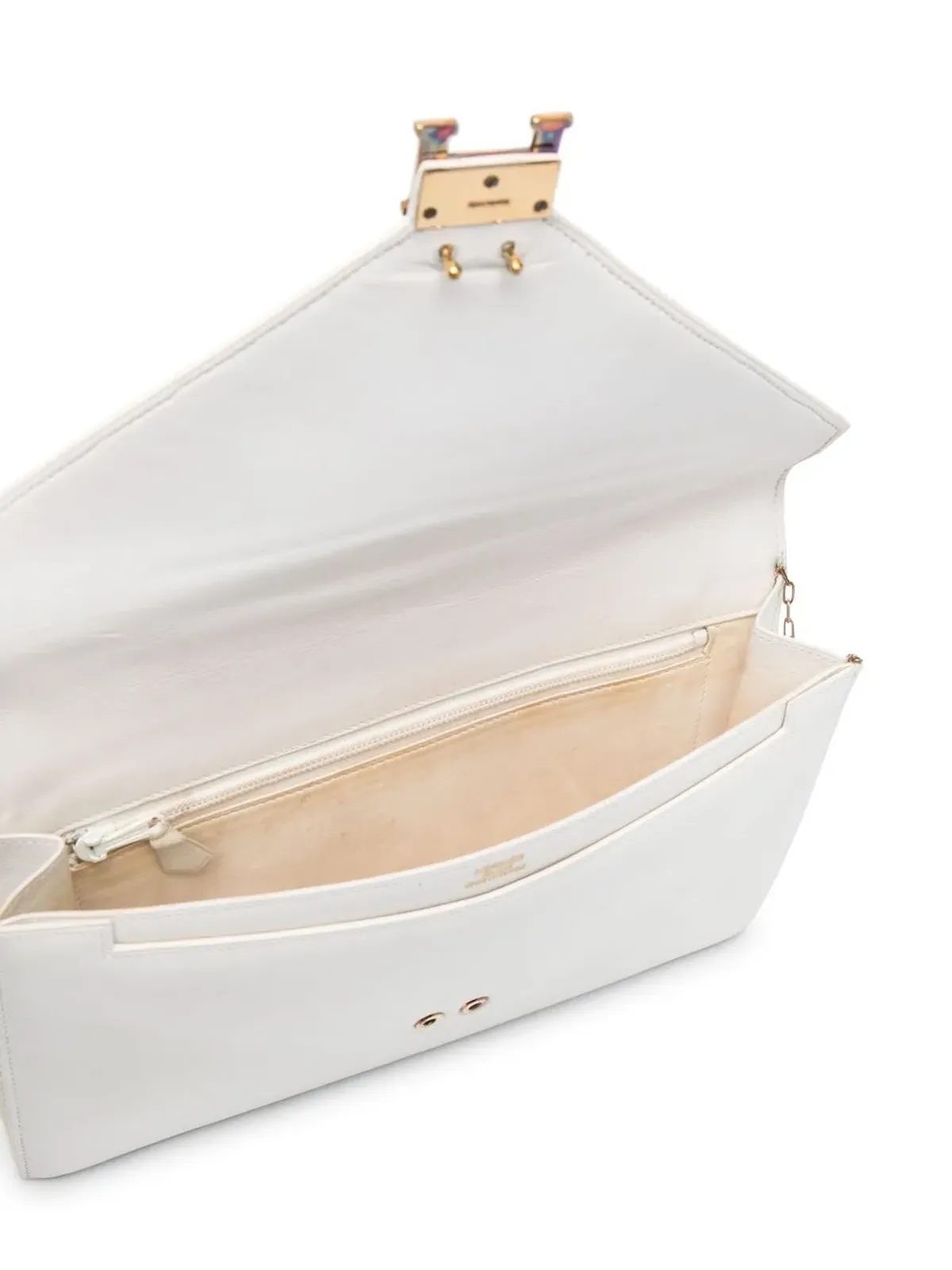 Hermès Pre-Owned 1975 H クラッチバッグ - ホワイト - 画像5