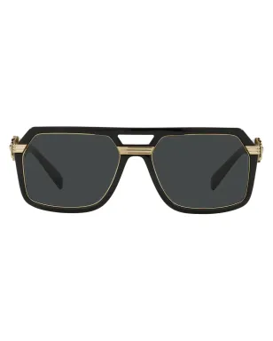 Versace Eyewear ヴィンテージアイコン パイロットサングラス - サムネイル1