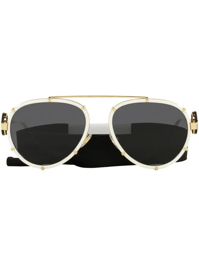 Versace Eyewear Versace Eyewear パイロットスタイルサングラスの商品画像