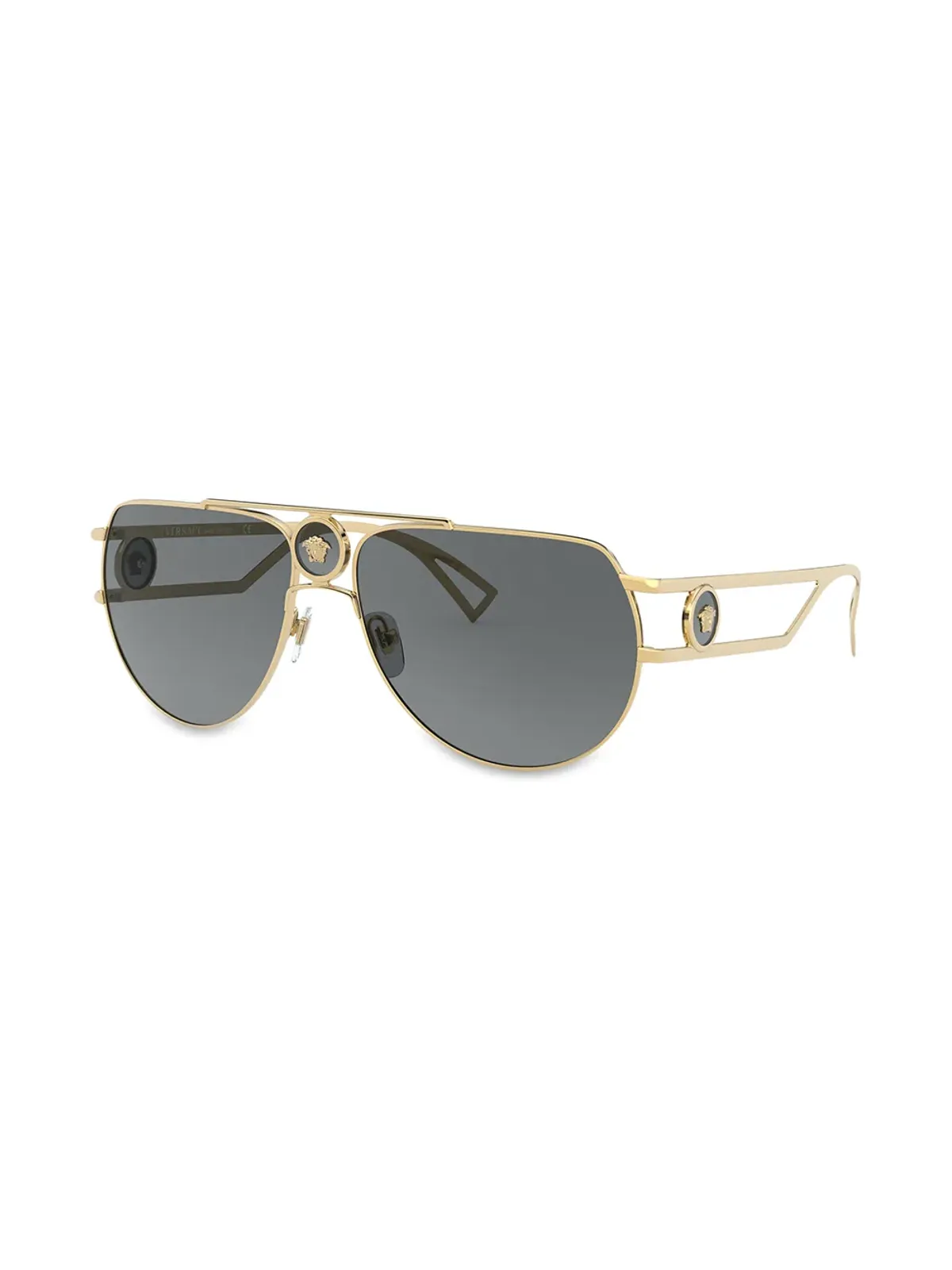 Versace Eyewear メデューサ パイロットフレーム サングラス - ゴールド - 画像2