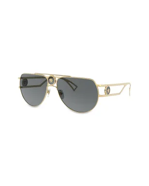 Versace Eyewear メデューサ パイロットフレーム サングラス - ゴールド - サムネイル2