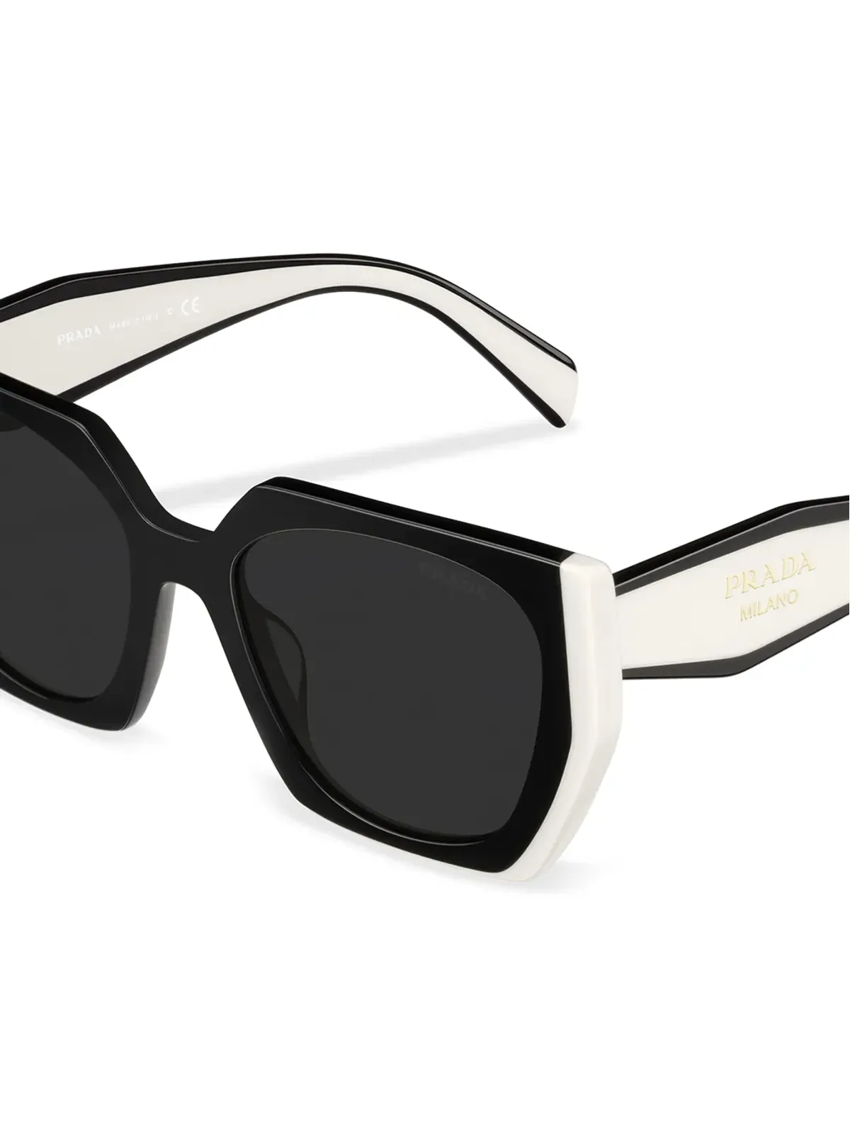 Prada Eyewear レクタングルフレーム サングラス - 画像3