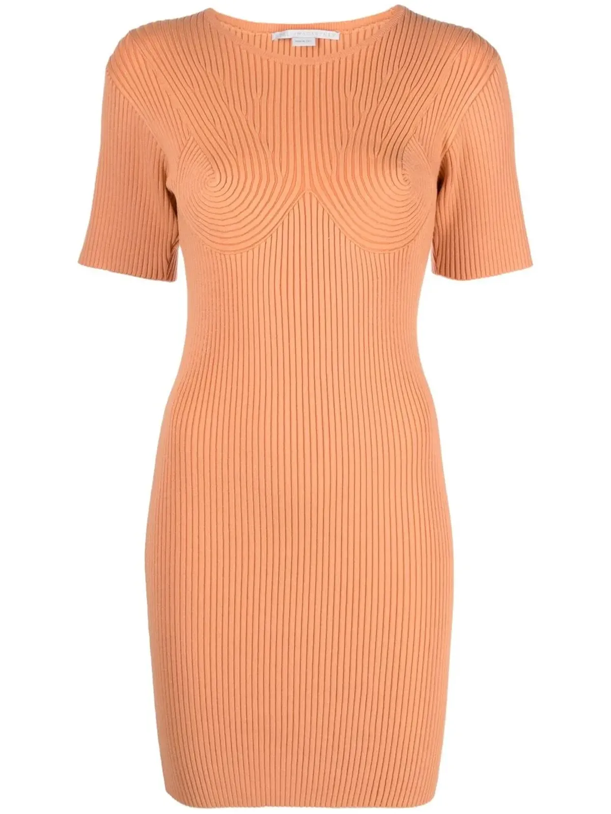Stella McCartney リブディテール ボディコンドレス - 画像1