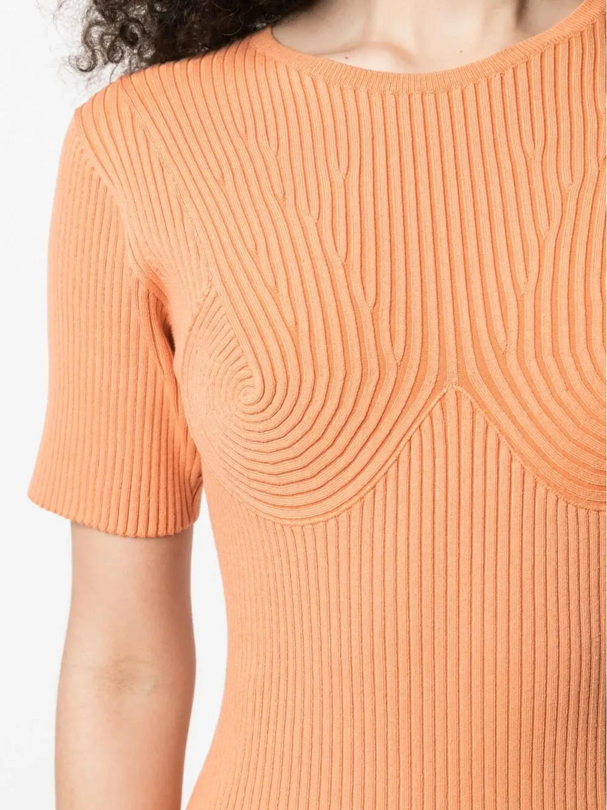 Stella McCartney リブディテール ボディコンドレス - 画像5