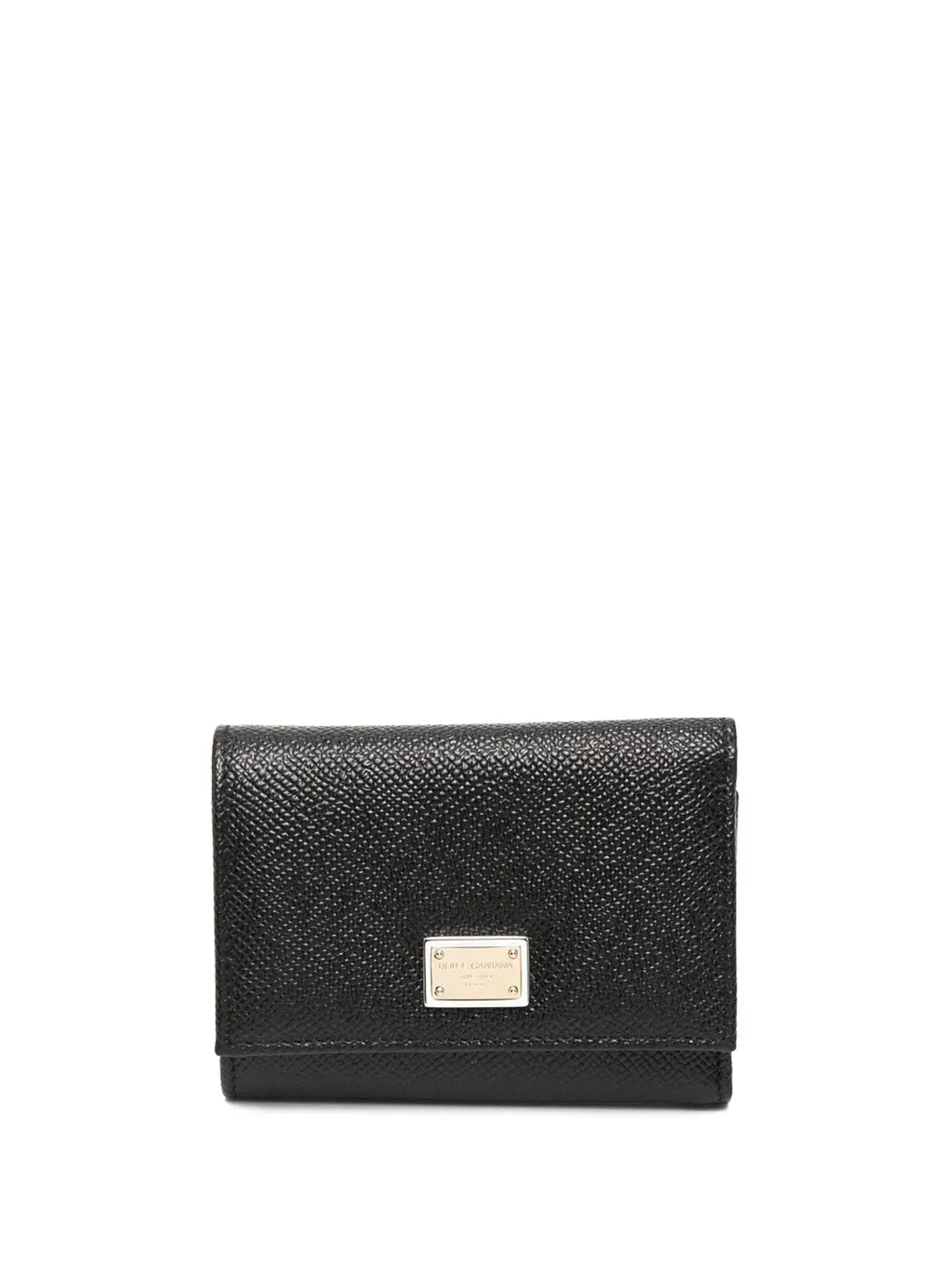 Dolce & Gabbana ロゴプレート付き三つ折りウォレット - 画像1