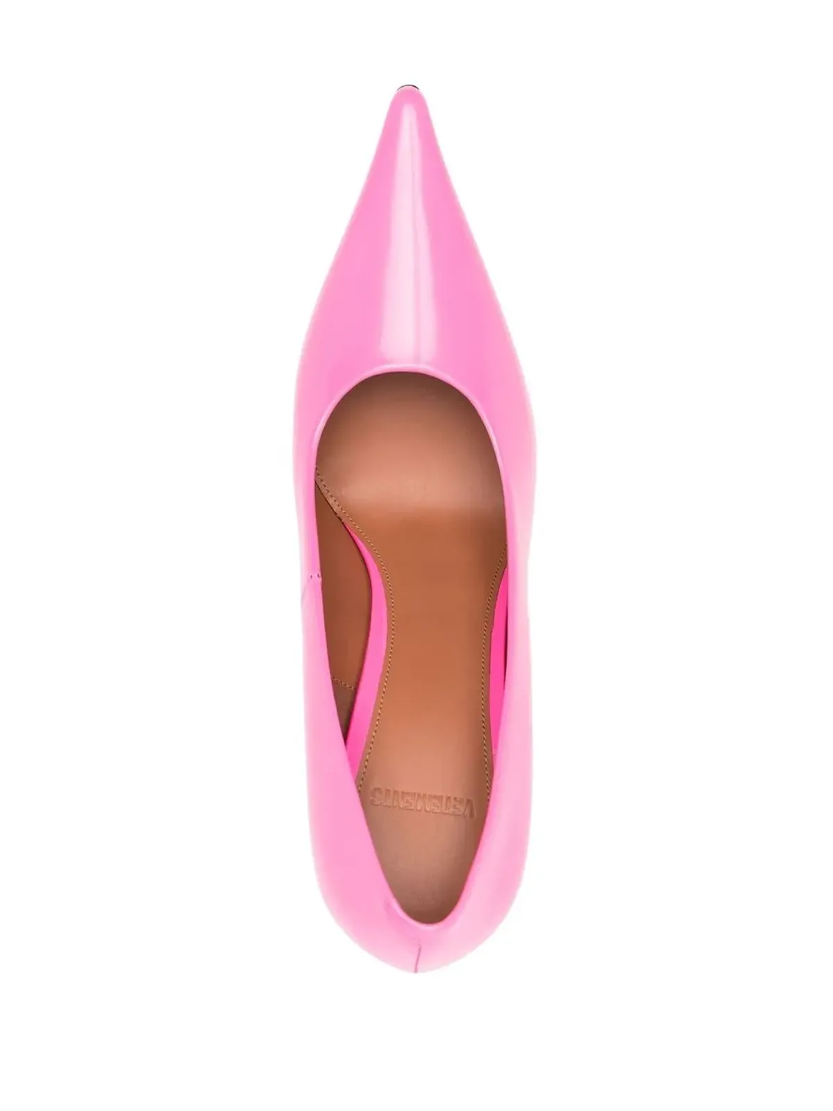 VETEMENTS drill-heel leather pumps - 画像4