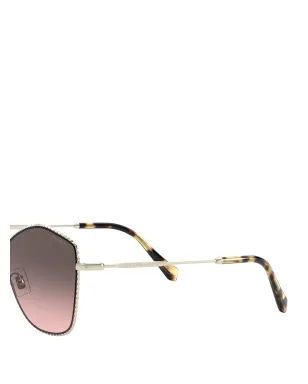 Miu Miu Eyewear オーバサイズフレーム グラデーション サングラス - サムネイル3