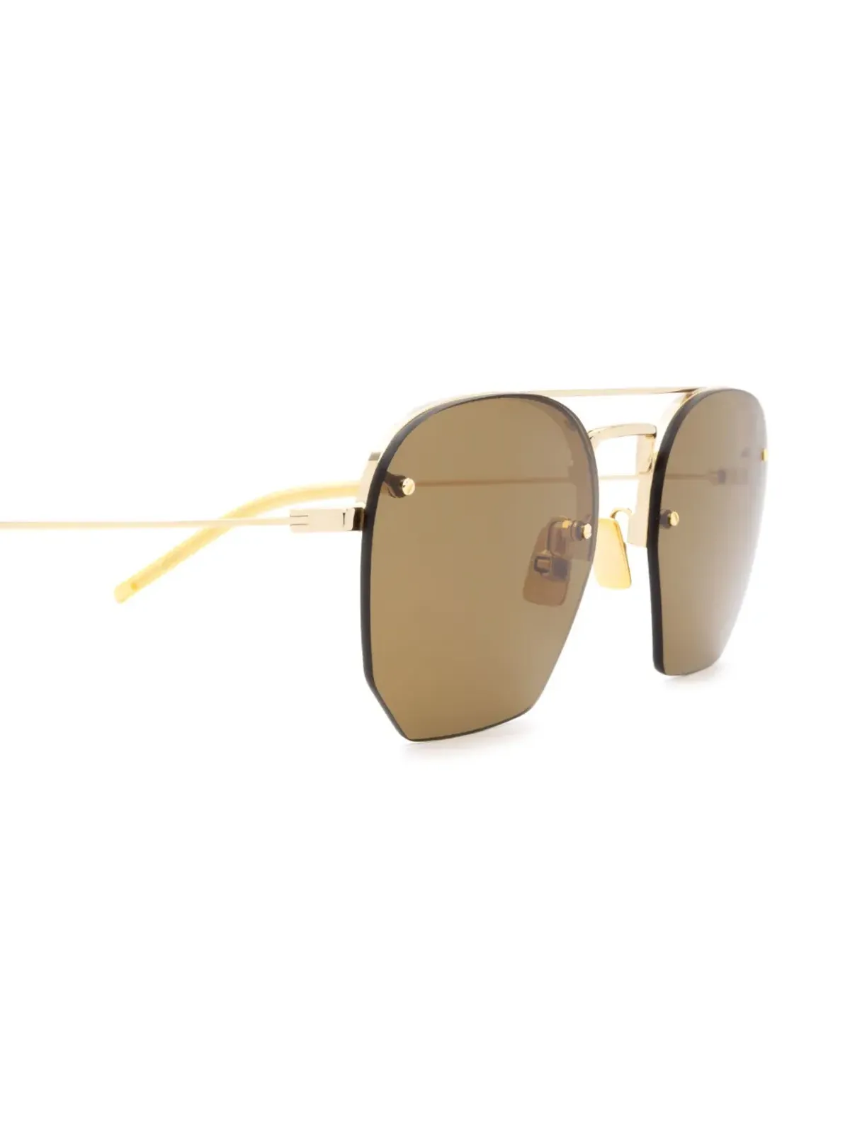 Saint Laurent Eyewear ダブルブリッジサングラス - 画像3