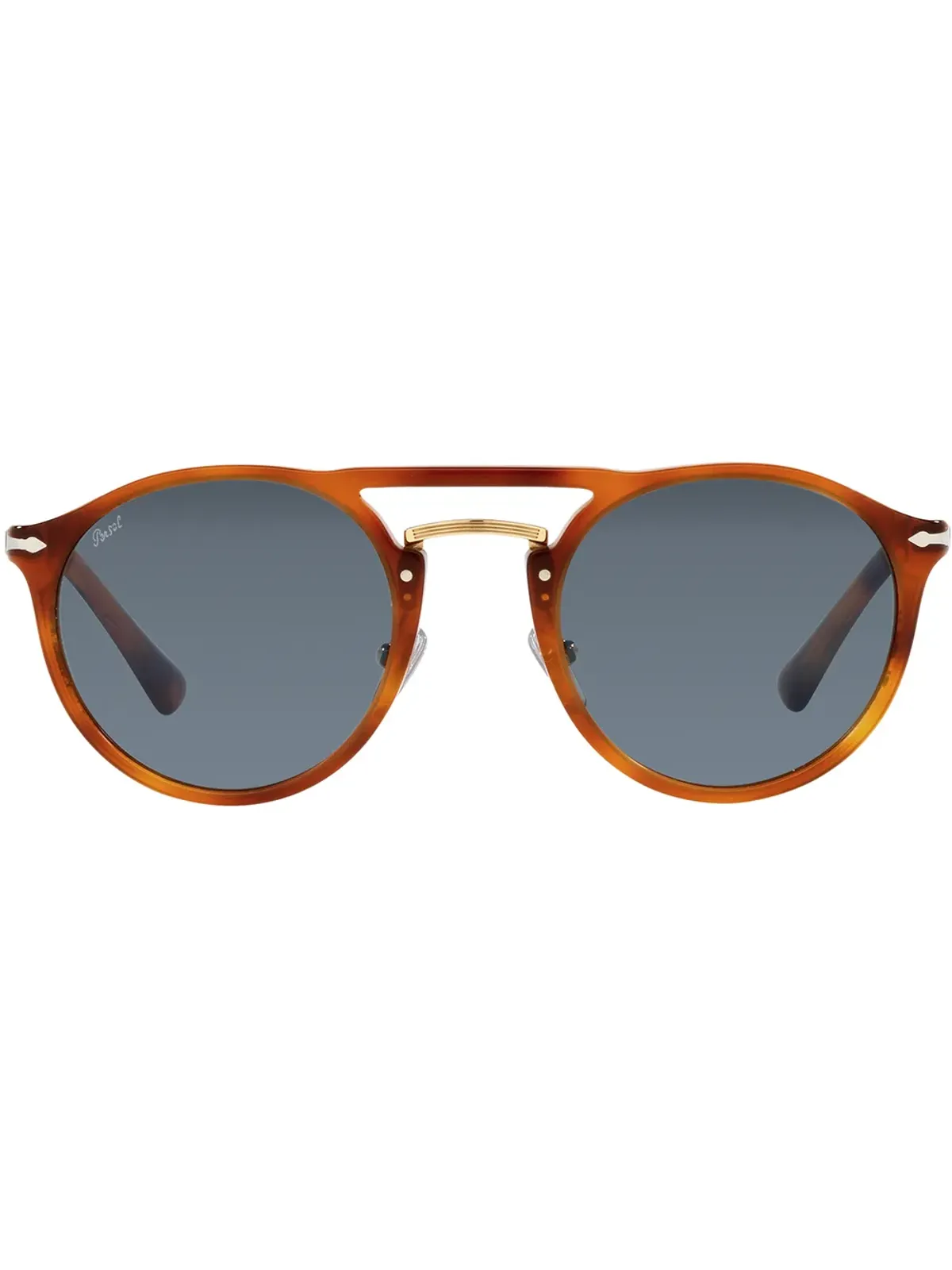 Persol パイロットスタイルサングラス - ブラウン - 画像1