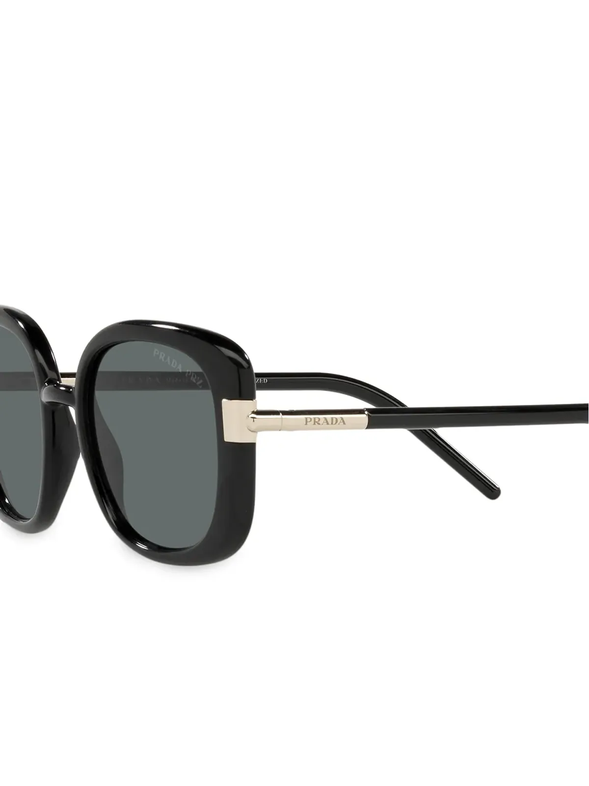 Prada Eyewear PR04WS square-frame sunglasses - Black - 画像3