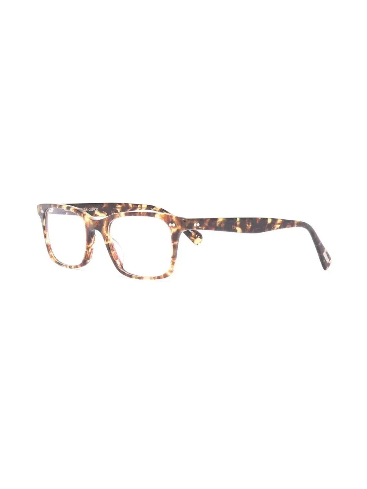 Oliver Peoples ニセン スクエアフレーム眼鏡 - 画像2