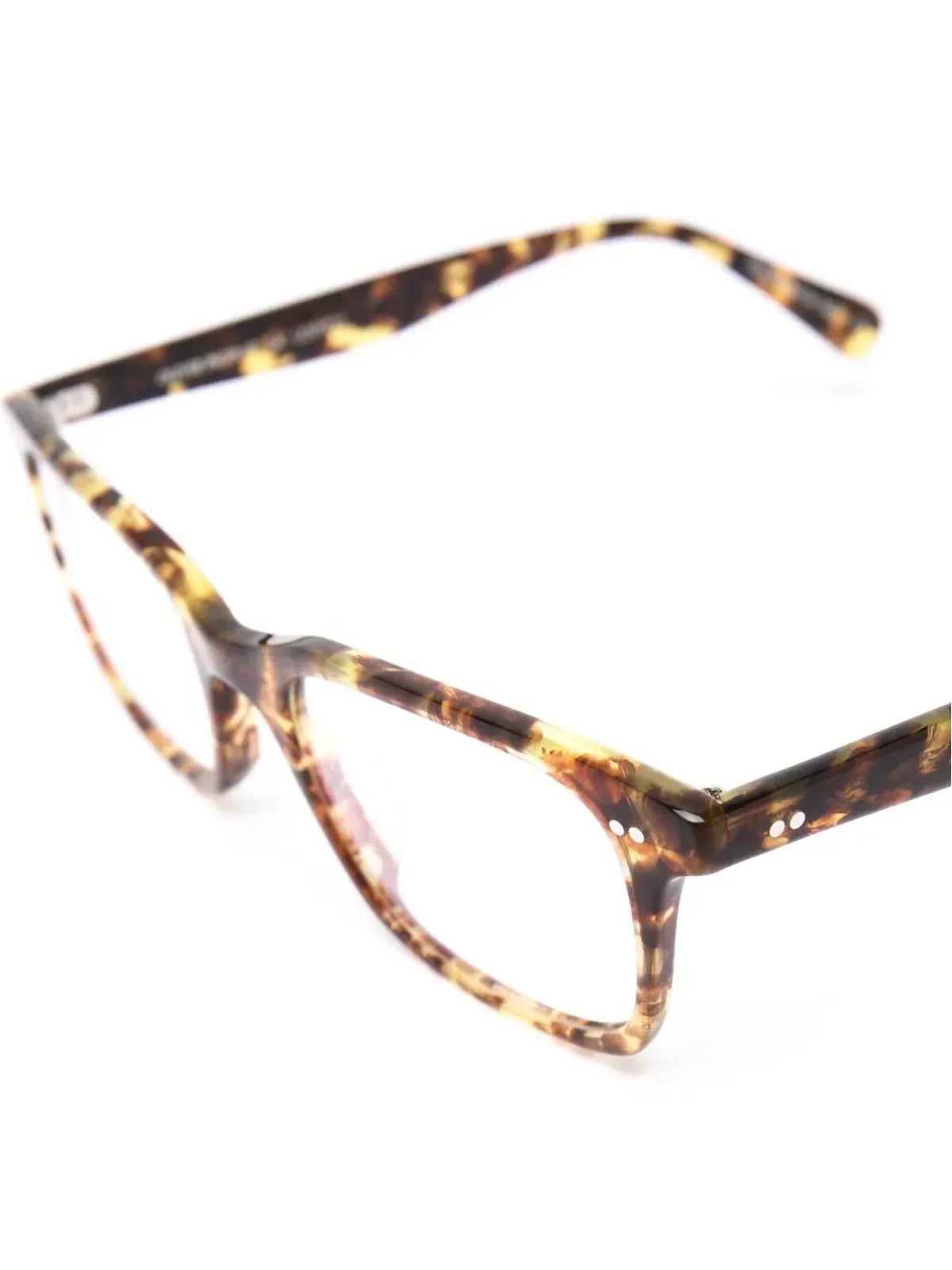 Oliver Peoples ニセン スクエアフレーム眼鏡 - 画像3