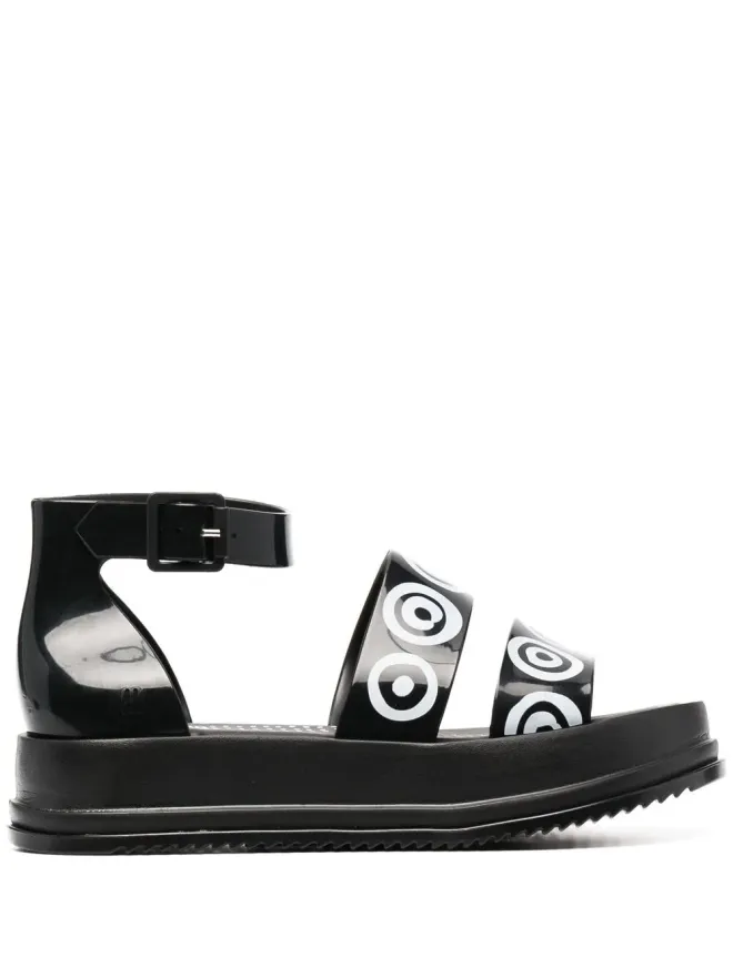 10 CORSO COMO 10 CORSO COMO ロゴプリント厚底サンダルの商品画像