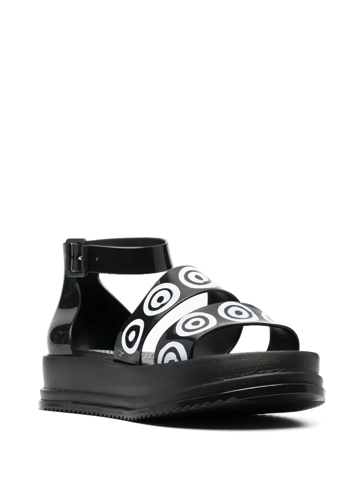 10 CORSO COMO ロゴプリント厚底サンダル - 画像2