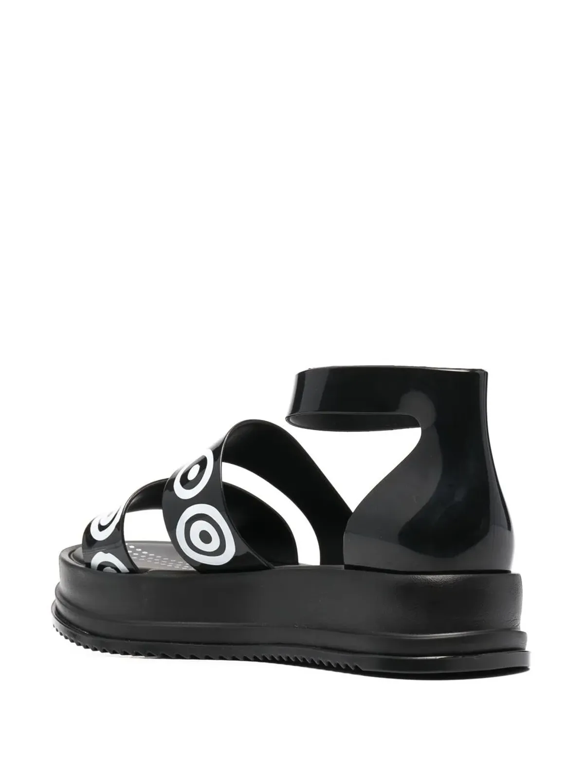 10 CORSO COMO ロゴプリント厚底サンダル - 画像3