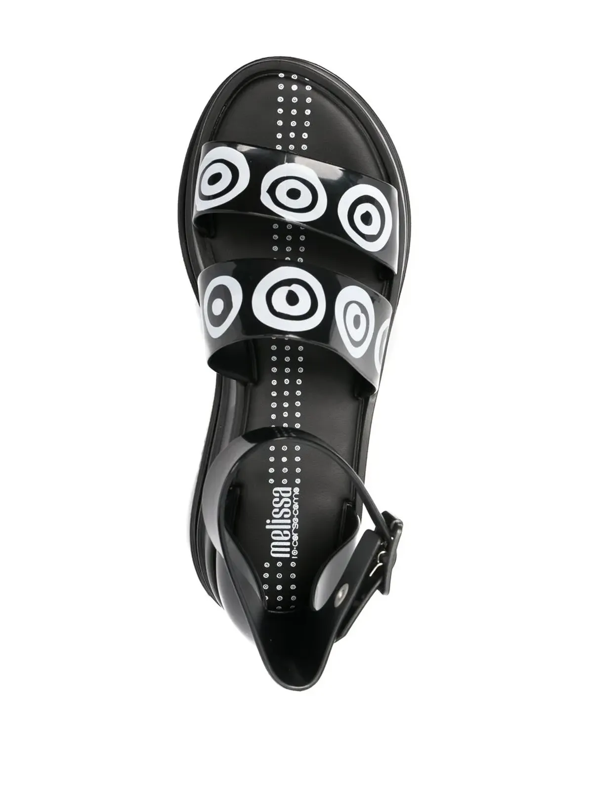 10 CORSO COMO ロゴプリント厚底サンダル - 画像4