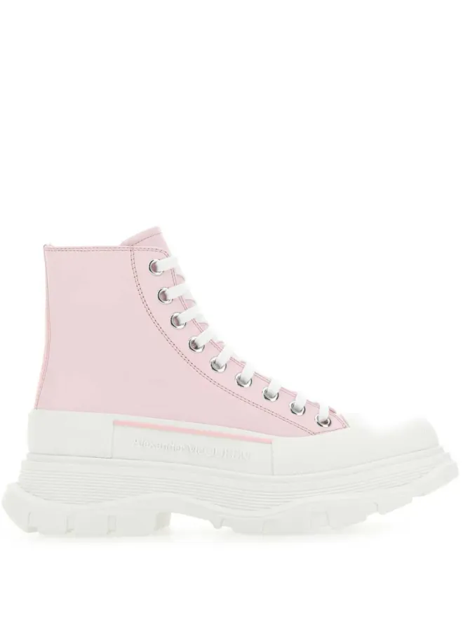 Alexander McQueen Alexander McQueen トレッドスリック レースアップ アンクルブーツの商品画像