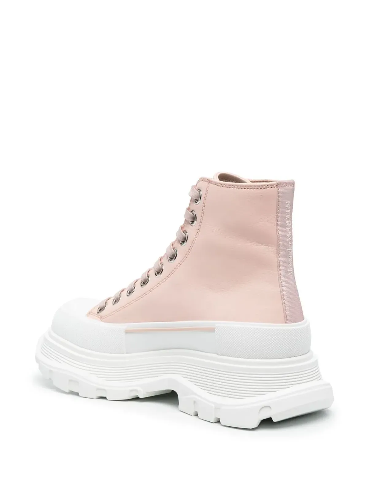Alexander McQueen トレッドスリック レースアップ アンクルブーツ - 画像3