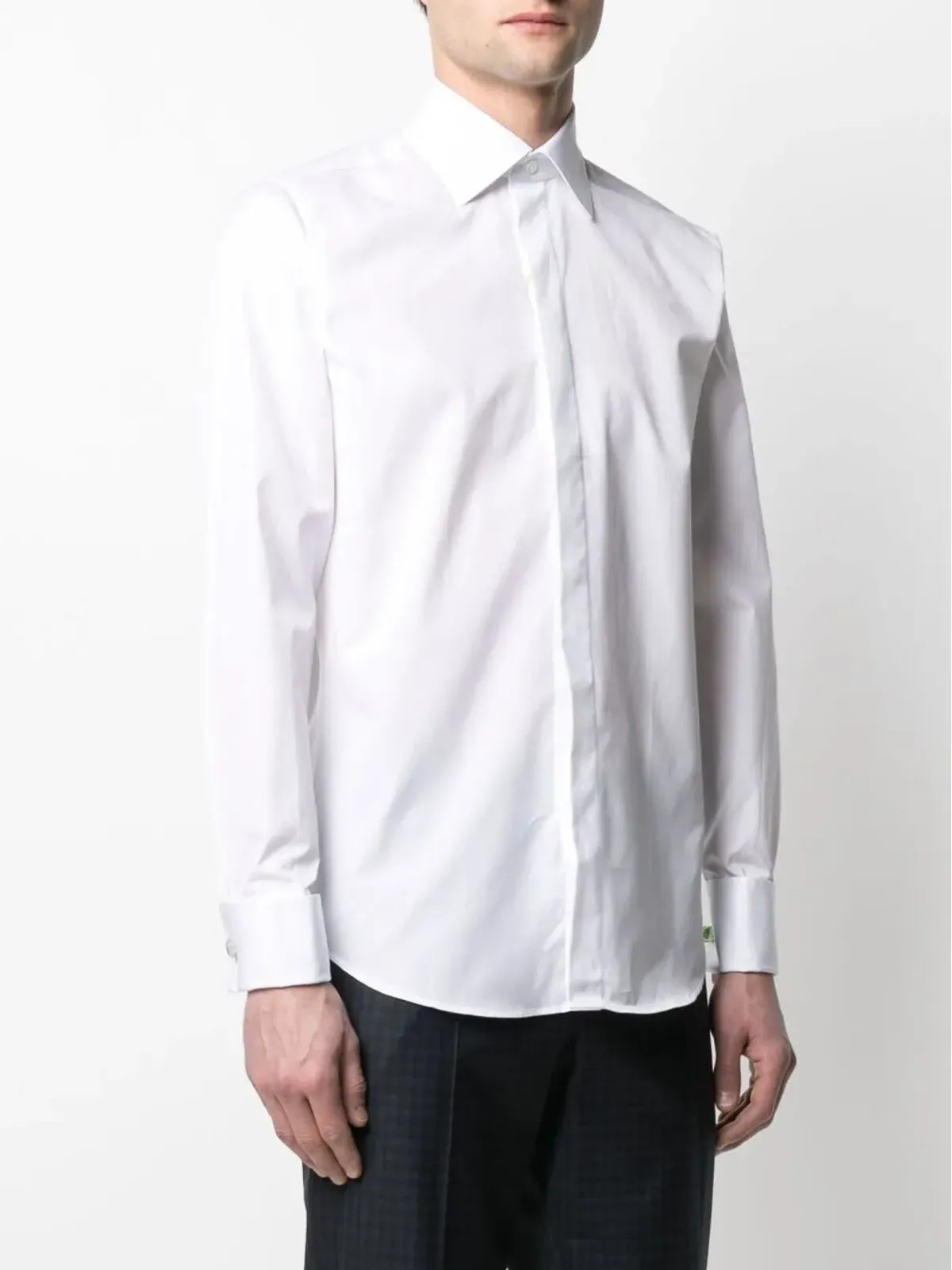 Canali スリムカット テーラードシャツ - 画像3