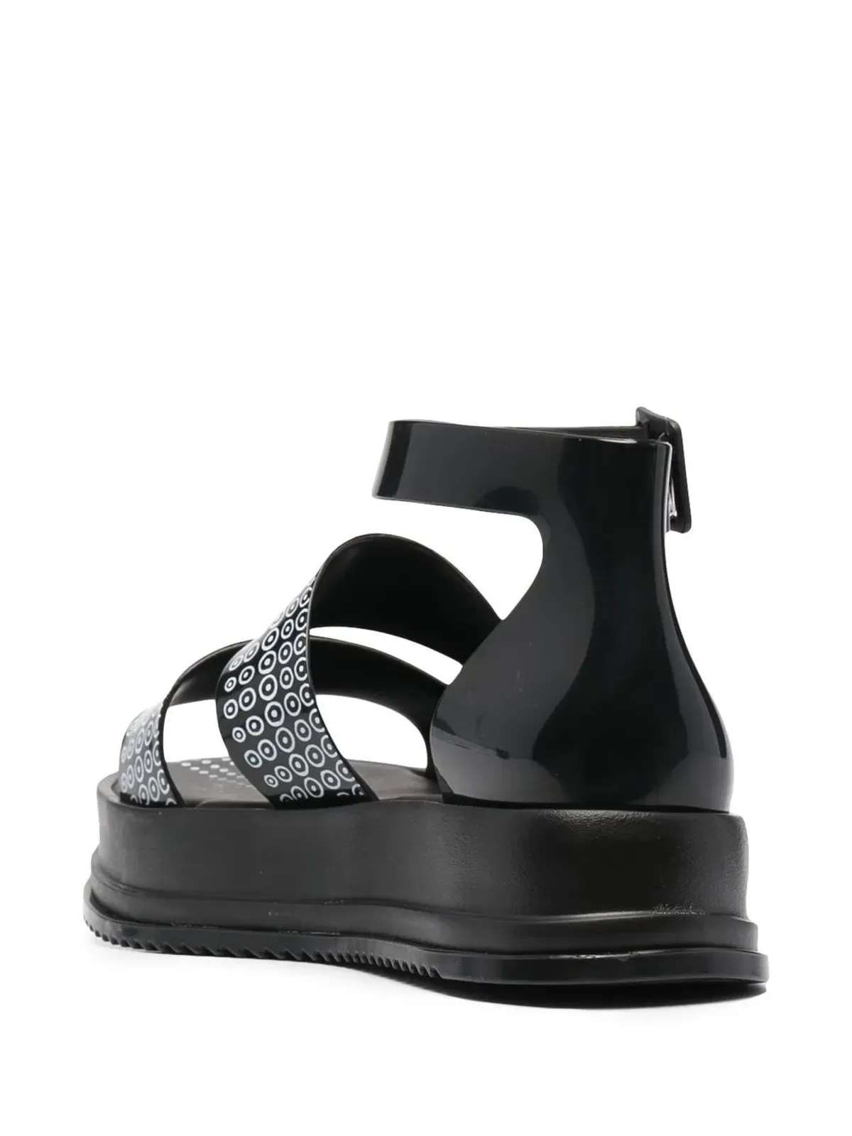 10 CORSO COMO モノグラムプリントの厚底サンダル - 画像3